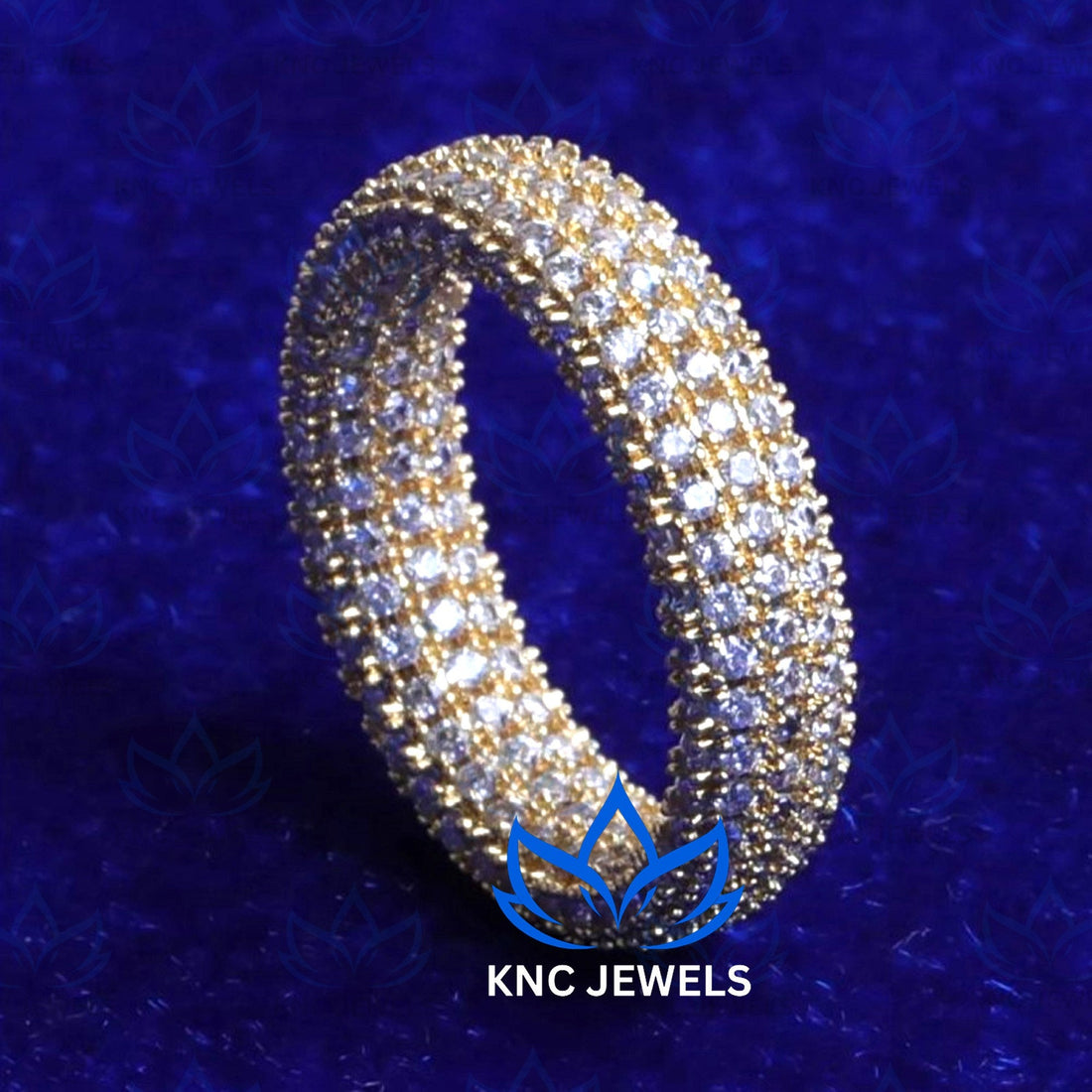Mens Moissanite Eternity Band Silver Iced Out Ring Hip Hop Round Cut Pave Set Wedding Promise Ring for Him
