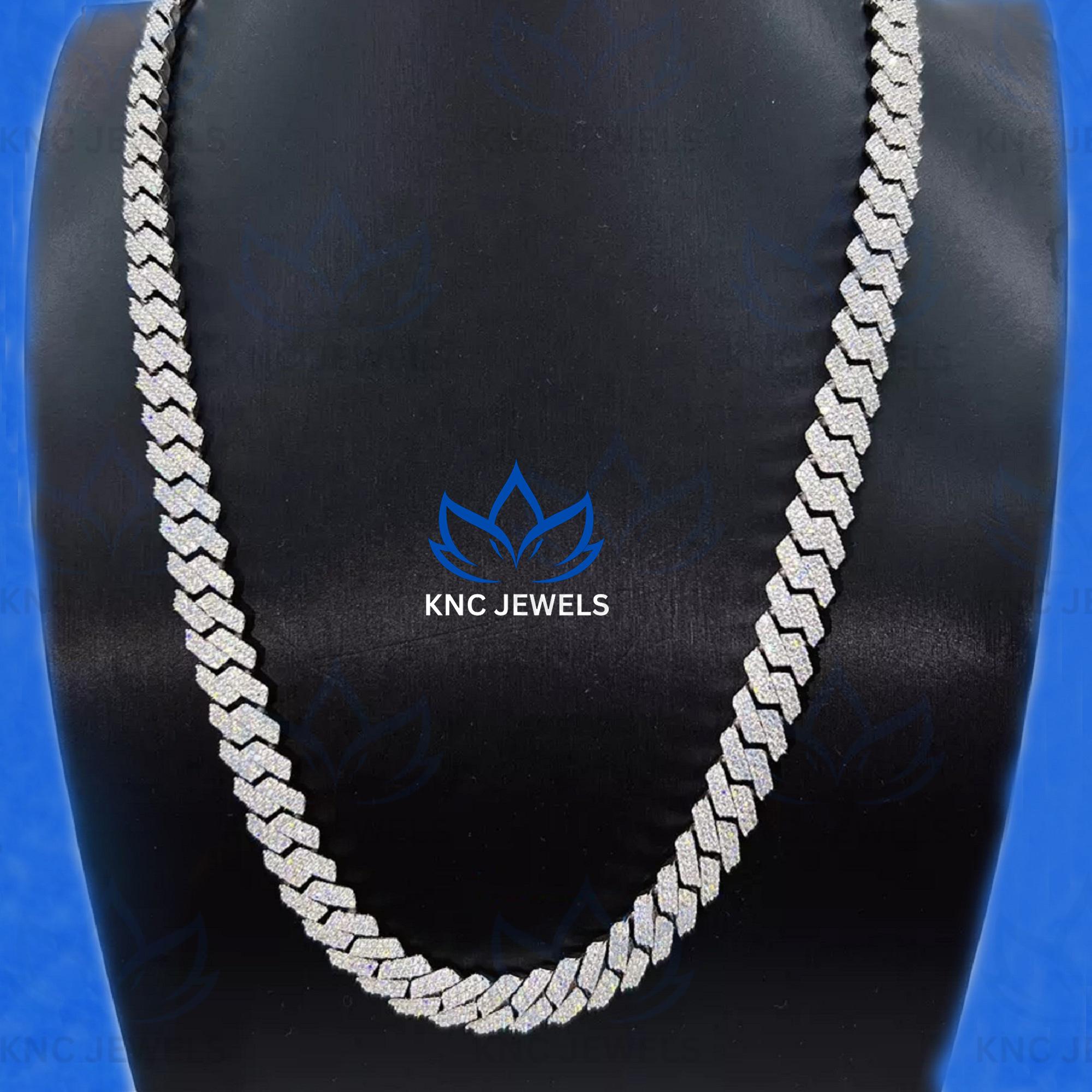 Iced Out Lab Grown Diamond Cuban Link Chain - Hip Hop Jewelry
