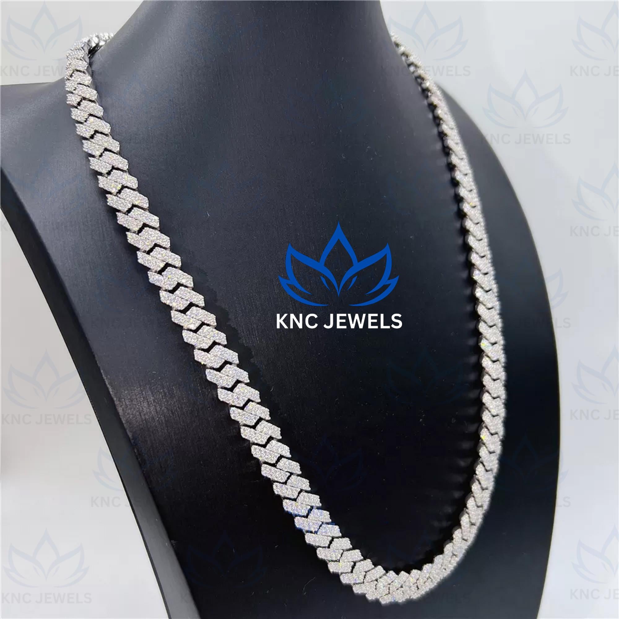 Iced Out Lab Grown Diamond Cuban Link Chain - Hip Hop Jewelry