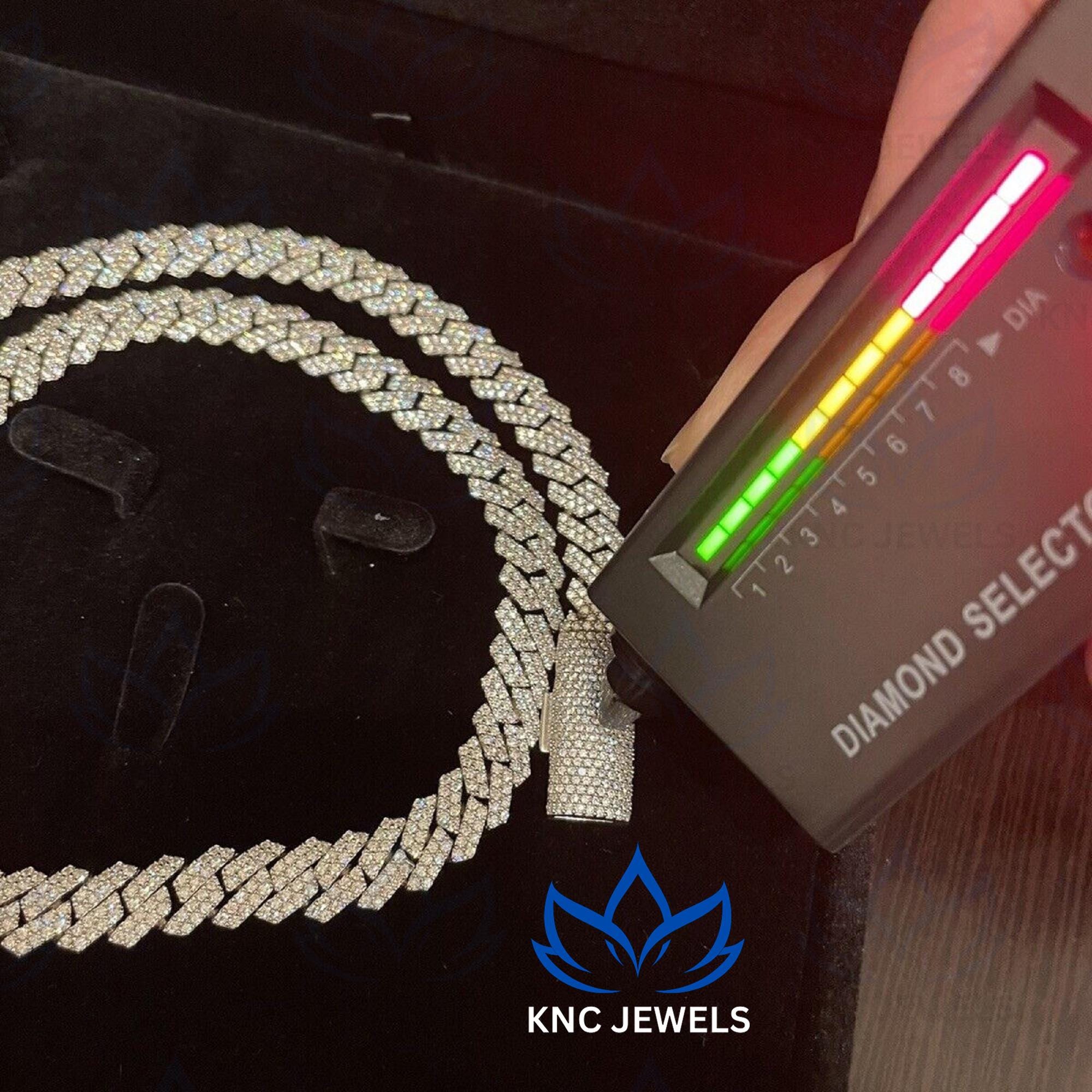 Iced Out Lab Grown Diamond Cuban Link Chain - Hip Hop Jewelry