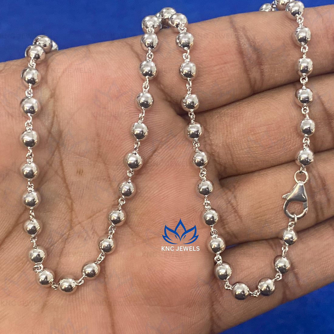 4mm Edwardian Ball Chain Georgian Style Chain Unisex Necklace